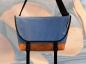 Preview: Upcycling Taschen aus alten Turnmatten mit Turnbockleder, innen aus LKW-Plane